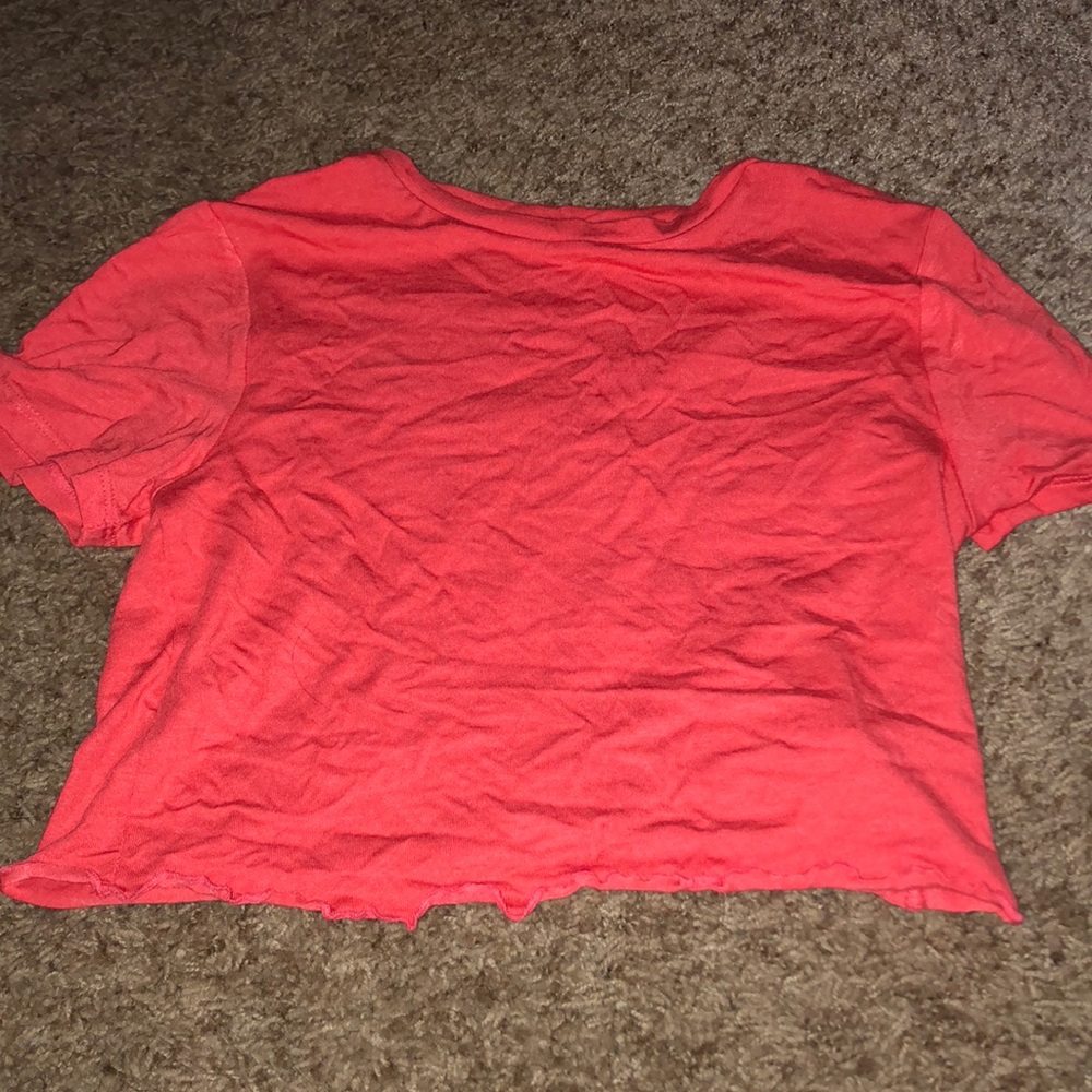 Peach crop top! Never worn!